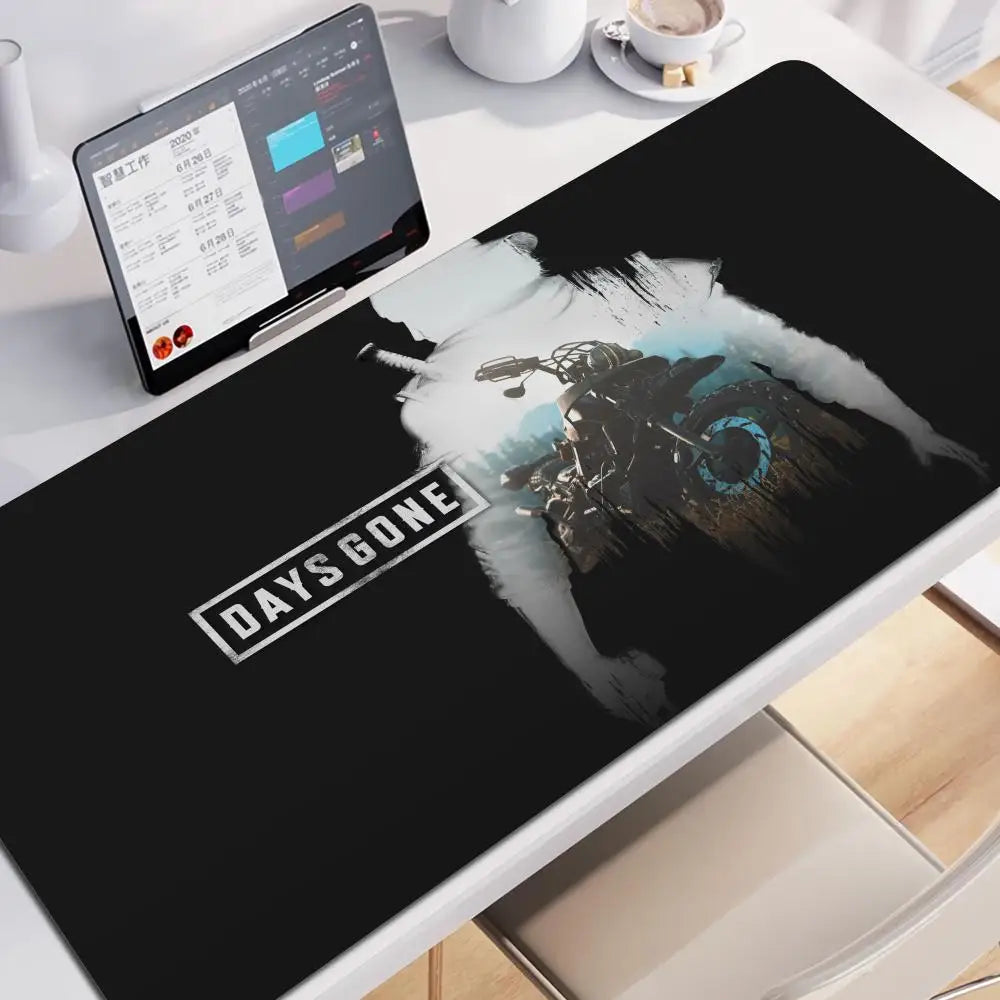 Days Gone Large Mouse Pad Pads Game Xxl Gaming Mousepad Gamer Keyboard Mause Accessories Desk Protector Mat Mats Pc Mice Office