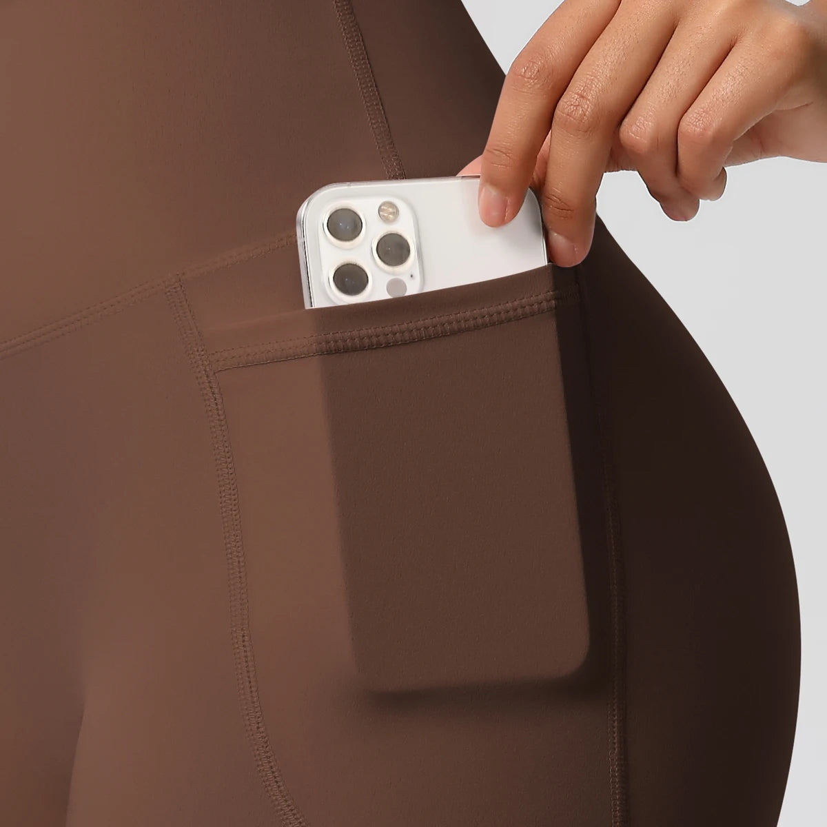 Women Sports Short With PocketedYoga Legging Shorts Squat Proof High Waist Fitness Tight Shorts Quick Drying Cycling Workout Gym