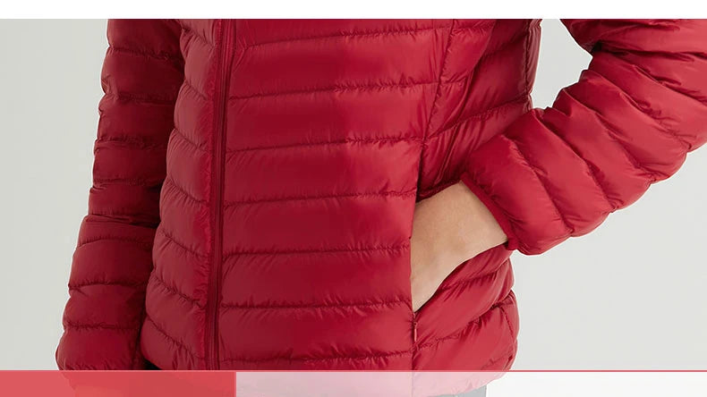 Man 90% Duck Down Hooded Jacket Winter Autumn Coat Men Ultra Light  Jackets Warm Outwear Parkas Outdoors Campaign Clothes