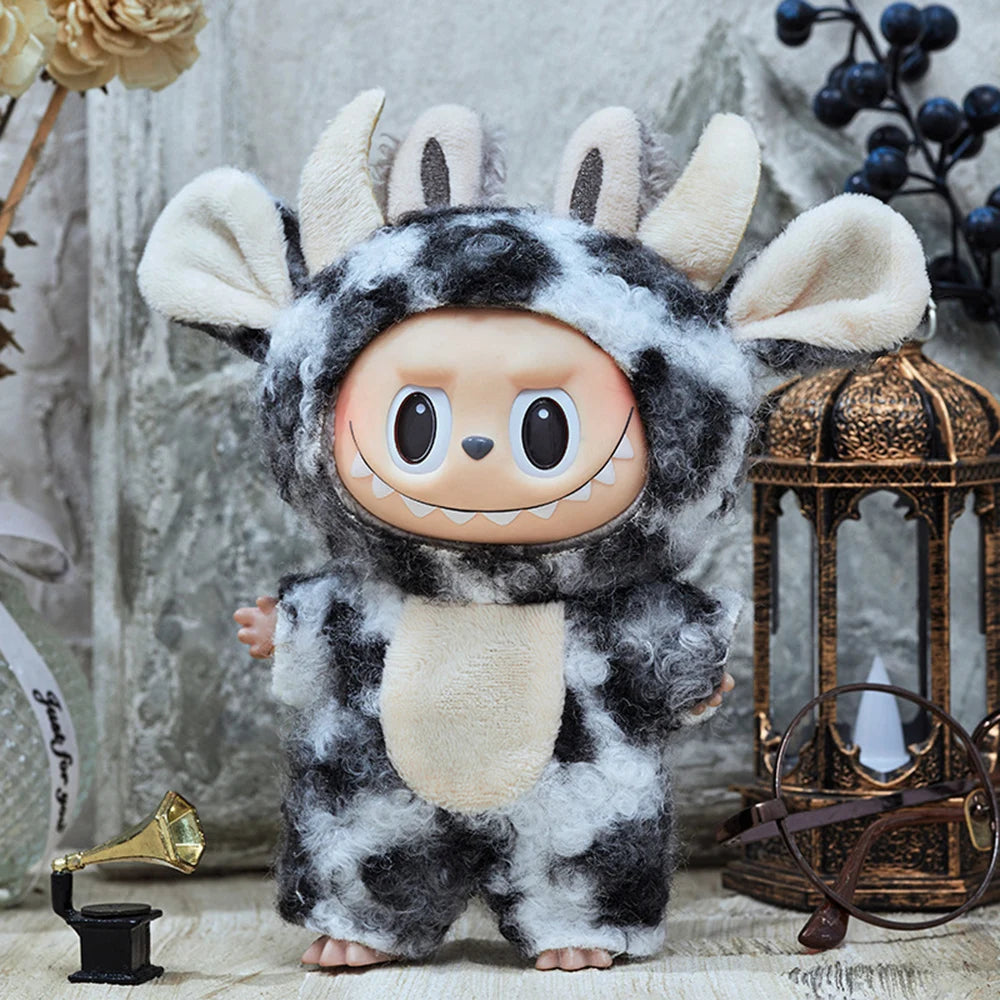 For Labubu Clothing Cute Doll Animal Clothing Cartoon Clothing Accessories Replacement Clothing