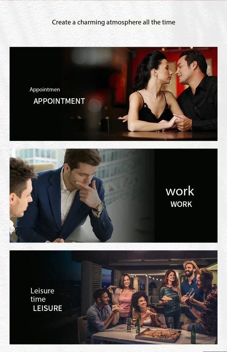 100ML Brand Men's Elixir Inspired Perfume-Amber Fougere & Spicy Woody Fragrance, Long Lasting Sexy Scent for Attracting woman