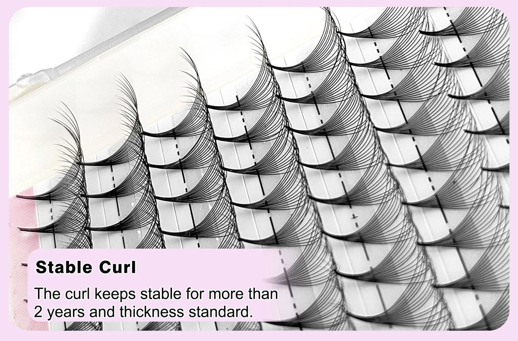 CoMango Wispy Pointy Base Premade Russian Volume Fans 3D 6D 10D 12D 14D 16D Lashes Extension 300 Fans False Mink Eyelashes