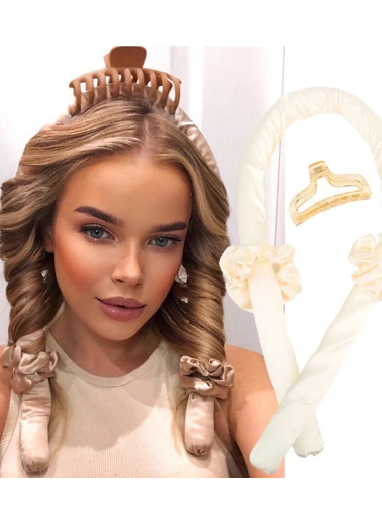 Foam No Heat Sleeping Curling Iron Hairdressing Big Wave Curling Iron Lazy Curl Wave Styler DIY Hair Styling Tools Hair Styling