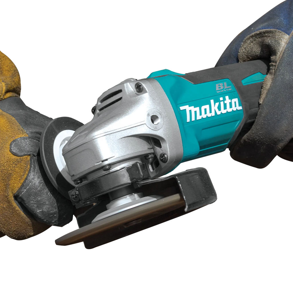 18V  Makita 125 DGA404 Brushless Lithium Electric Angle Grinder Rechargeable Cutting Machine High Power Polishing Machine