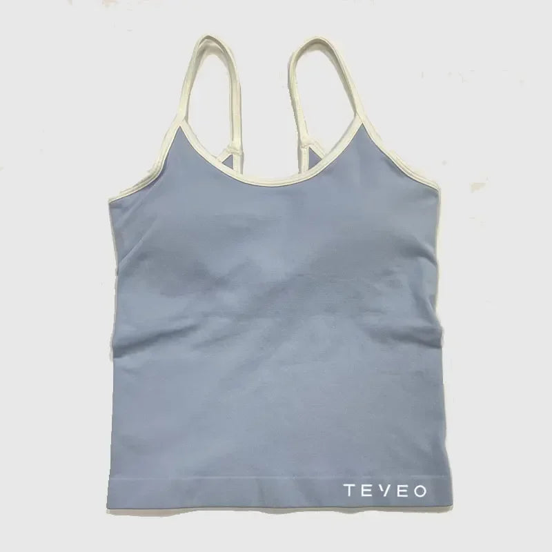 TEV Women's Sports Yoga Shorts Fitness Cycling Elastic Sports Pants Ignite Sculpt Scrunch Short Yoga Bra Set leggings