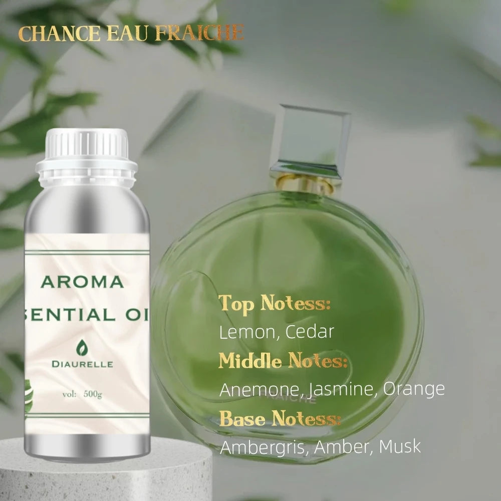 Aroma Diffuser Perfume Fragrance Oil Pure Scented Air Freshener Scent Diffusers Diaurelle 500ML Essential Oil Diffuser Natural