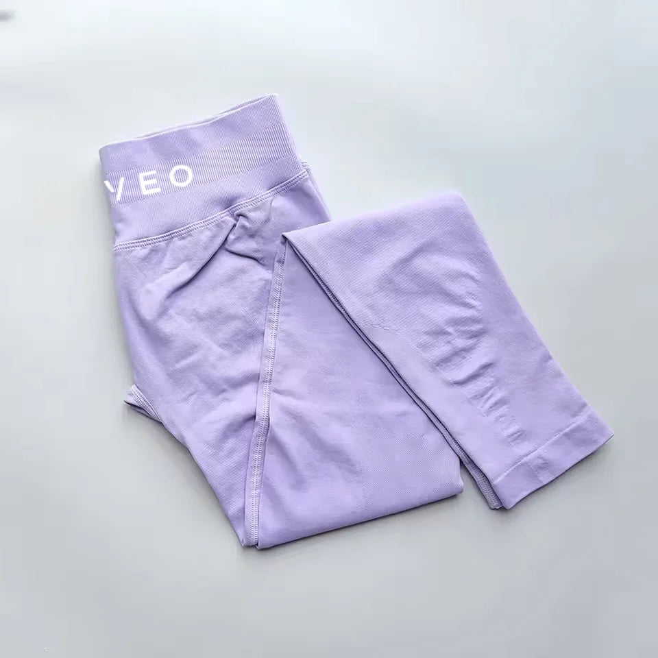 TEVEO New S Impact Leggings Women Seamless Sports Yoga Pants Low Ribbed Band Gym clothes Fitness Workout wear Scrunch Bum Tights