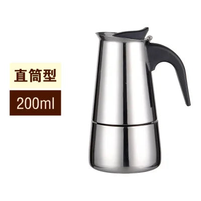 Stainless Steel Italian Mocha Pot Coffee Pot European Concentrated French Coffee Pot