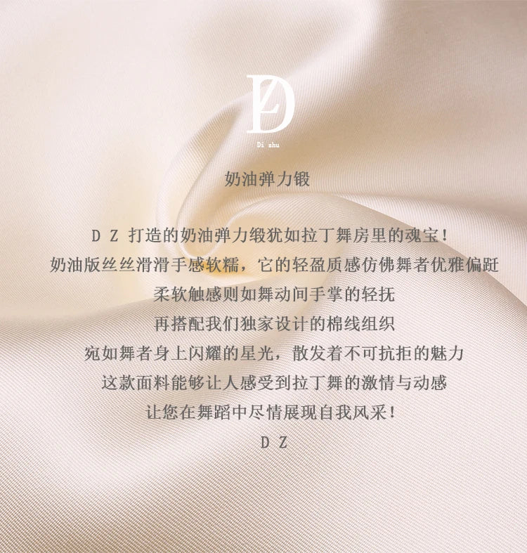 Customized Latin Dance Costumes Women's Adult Training Clothes Dresses Tops Loose Cover Shirts Lace Up Dance Clothing