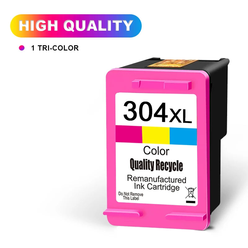 304XL hp High Yield Replacement for 304 XL Ink Cartridge Black Tri-color Work With Deskjet Envy AMP Printer