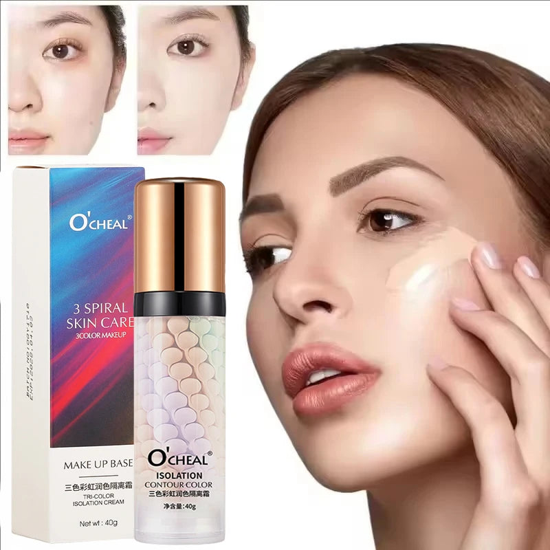 Makeup Primer Breathable BB Cream Not Sticky Face Foundation Intensive Moisturizes Provide Deep Moisture Helps Brighten Skin