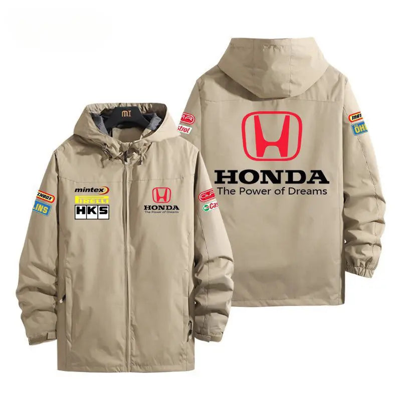 Honda joint coat, modified car racing suit, three in one windproof vest around the perimeter