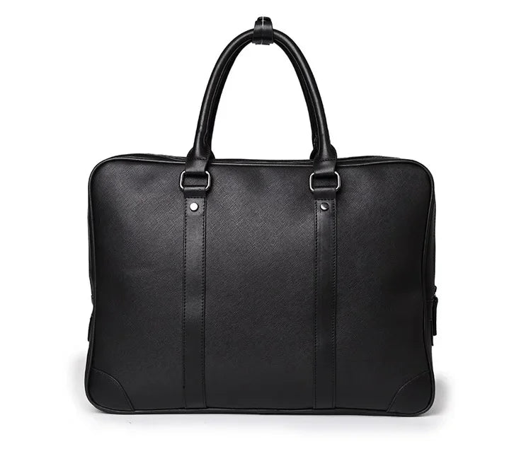 Simple Design Man Laptop Handbag Soft PU Leather Fashion Man Business Briefcase Messenger Bag Fashion Man Handbag