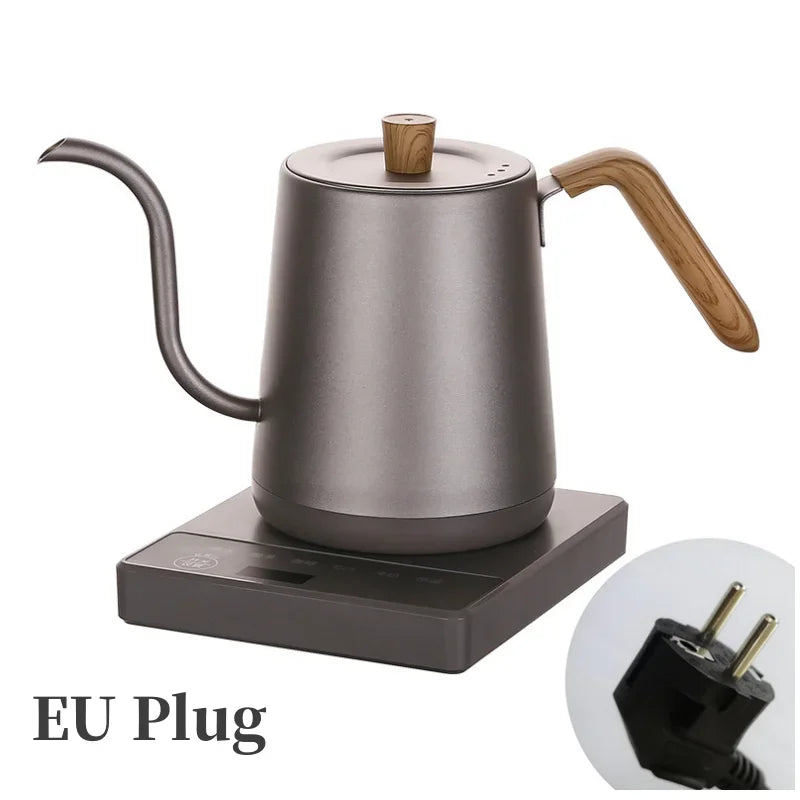 1000W Slim Mouth Pot Temperature Control Water Pot Tea Pot 220V Gooseneck Electric Coffee Pot Manual Brewing Coffee Pot