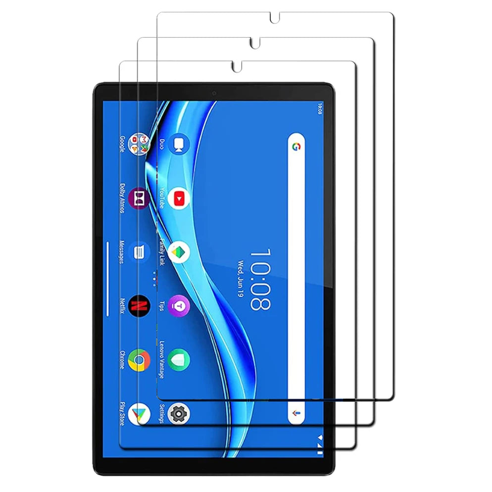 3pcs Tempered Glass For Lenovo Tab M10 HD Plus 2nd 3rd Gen 10.3 10.1 10.6 TB-X605F X606F X306F TB-128FU Screen Protector Film