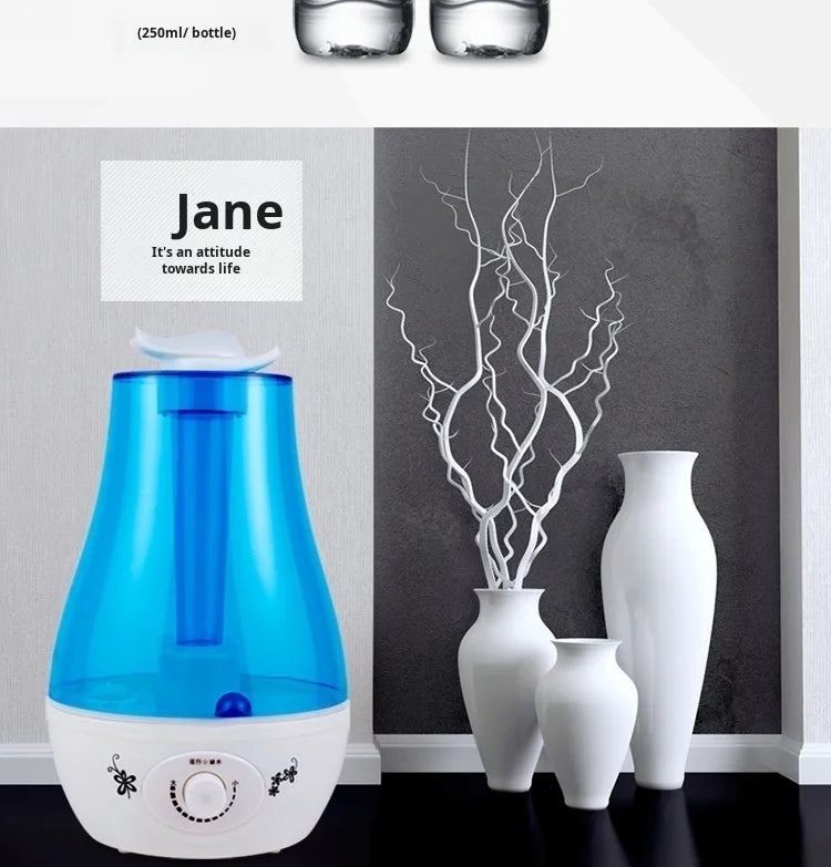 Household bedroom humidifier double spray large mist volume atomizing moisturizing Diffuser Ultrasonic Mini Aroma Air Purifier