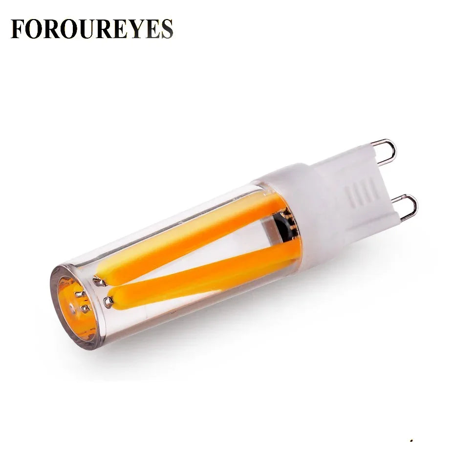 Dimmable G9 LED Bulb 110V 220V 2W 4W Filament COB lamp Replace 30W 40W Halogen Lights for Home Chandelier Lighting