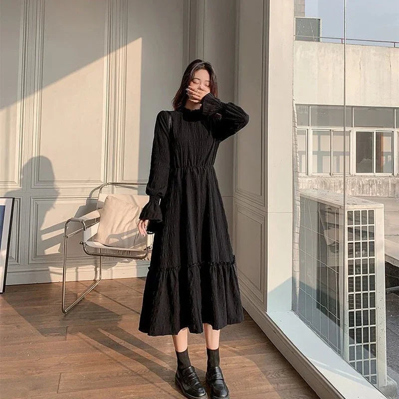 Clothing Holiday Female Dresses 2025 Beach Women's Dress Midi Long Sleeve X New Features of Cotton Summer Luxury Loose Trendy Xl