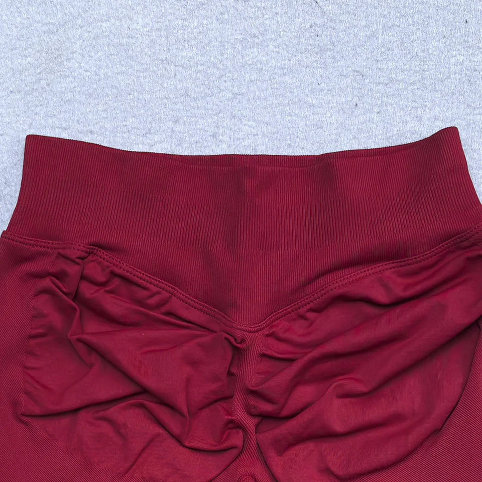 New Seamless Yoga Legging for Women Scrunch Butt Lifting Gym Legging Workout Yoga Pants Low Ribbed Waistband Sports Tights