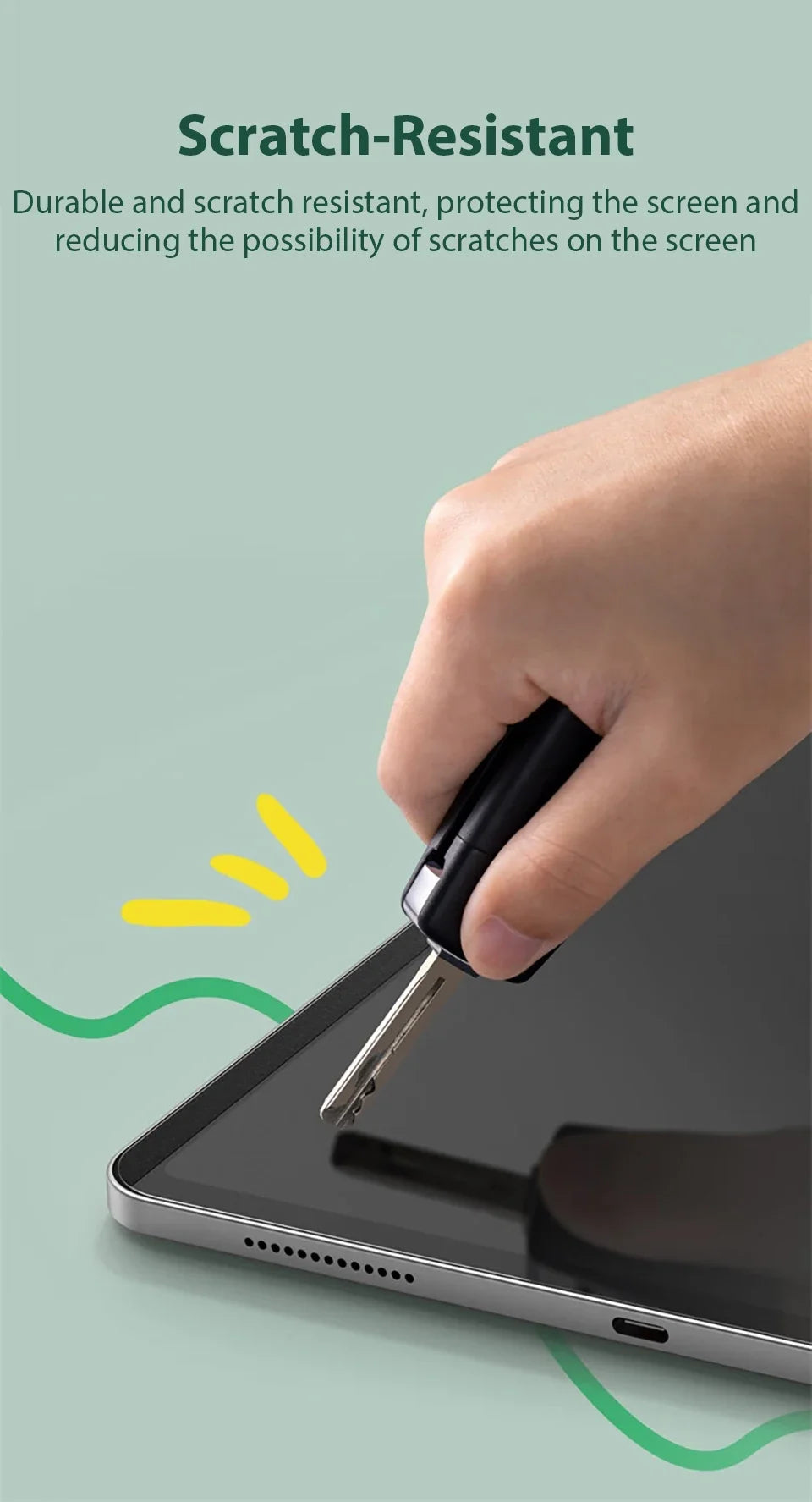 Magnetic Paper Film For Ipad Air 11 M3 M2 5 4 3 2 A16 10 9 10th 9th Generation Pro 13 M4 11th 12.9 Mini 6 7 A17 Screen Protector