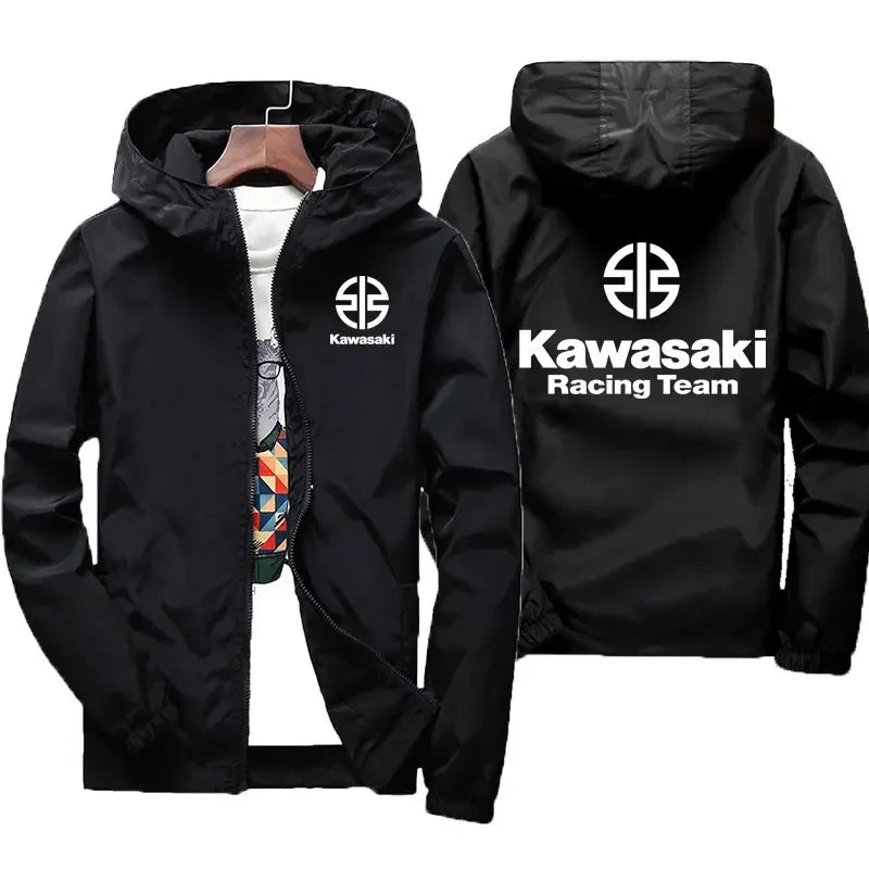 Kawasaki Logo Motorcycle Racing Team Men Jacket Coat Spring Autumn Women Jackets Clothes 2025 New Fashion Couple Clothing Coats