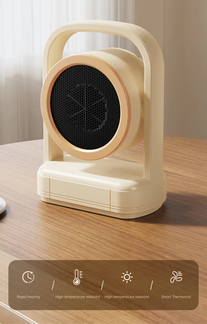 Desktop Heater Electric Heater Hot Air Blower Portable Heater Mini Energy Saving for Office Room Dormitory Home Appliance Warmer