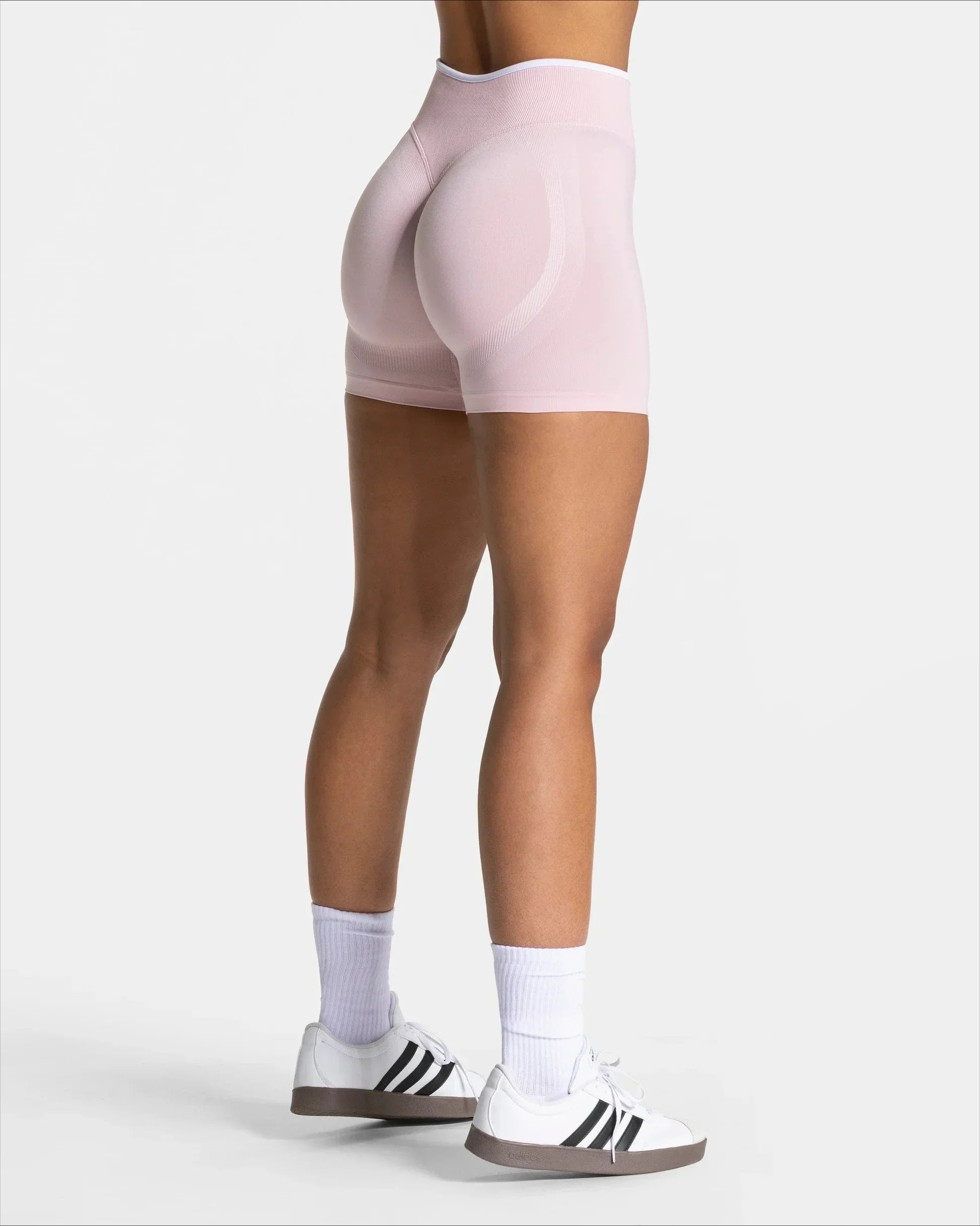 Women White Waist Tight Summer Seamless Sports Shorts High Waist Hip Lifting Yoga Pants Running High Elastic Sport Shorts Female