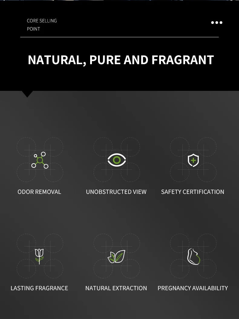 Perfume Car perfume, a car fragrance used for car interior accessories, a long-term car air freshener, keep charming and fresh