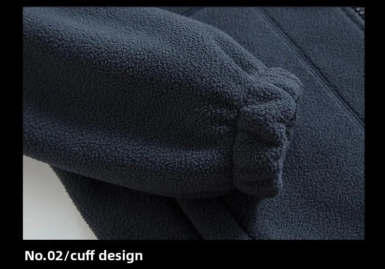 High Quality Thickened Fleece Lined Hat Jacket Embroidered Cotton Jacket Warmth Retention Outerwear for Men Summer Thin