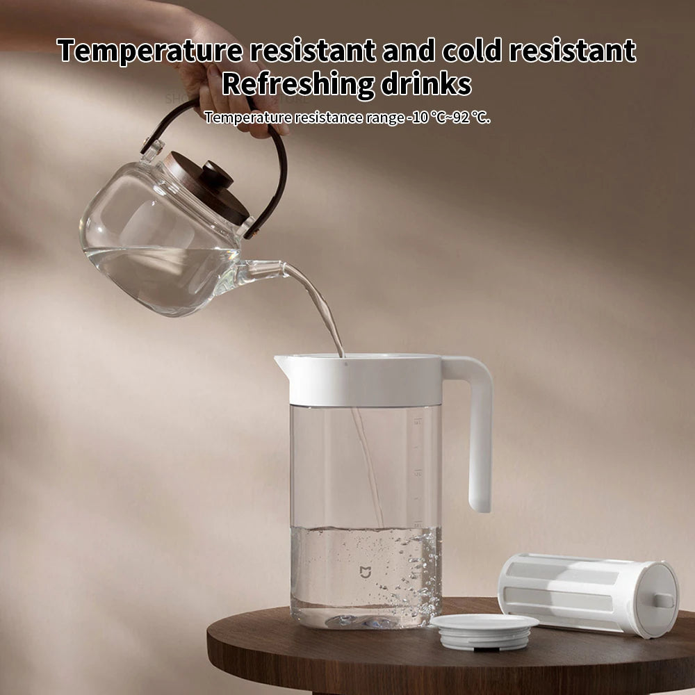 Original New Xiaomi MIJIA Cold Water Pot 1.6L Large Capacity Household Cold Water Pot Coffee Pot Tea Pot Ice Extraction Pot