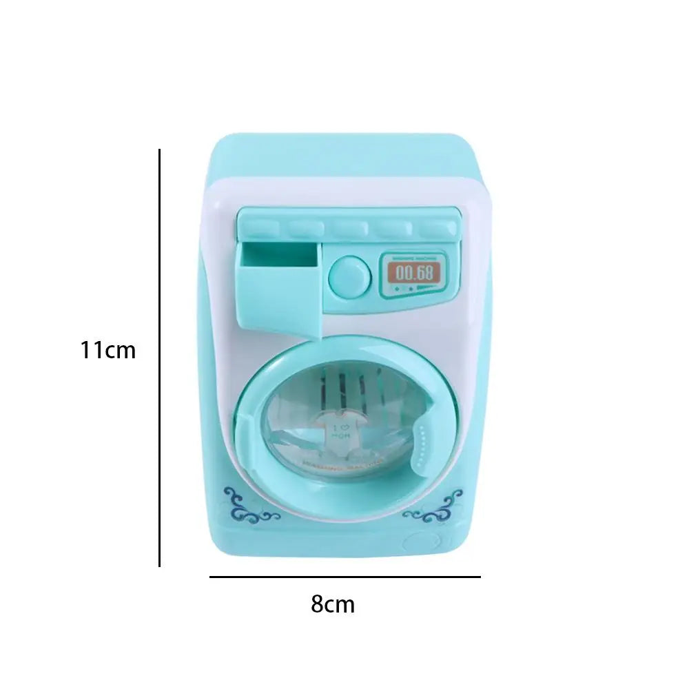 Model Small Household Appliances Simulation Washing Machine Toys Mini Furniture Mini Electric Washing Machine Filling Water Toy