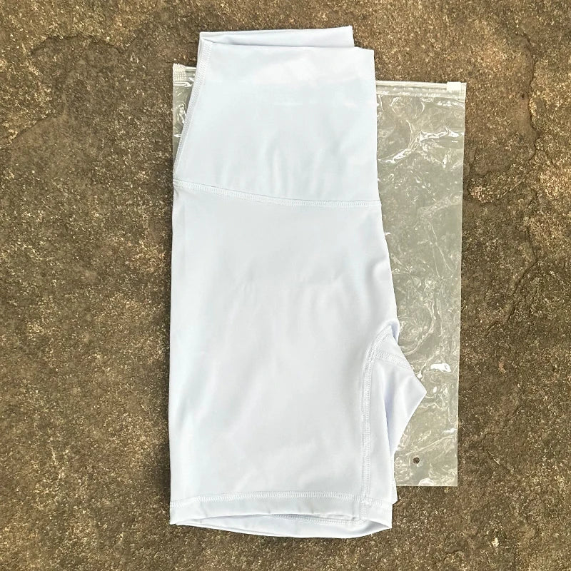 Women Sports Biker Shorts Women Naked Feeling High Waist Yoga Shorts Push Up Fitness Leggings Tummy Control Yoga Slim Shorts