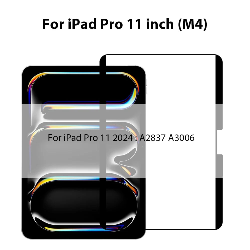 Magnetic Paper Film For Ipad Air 11 M3 M2 5 4 3 2 A16 10 9 10th 9th Generation Pro 13 M4 11th 12.9 Mini 6 7 A17 Screen Protector