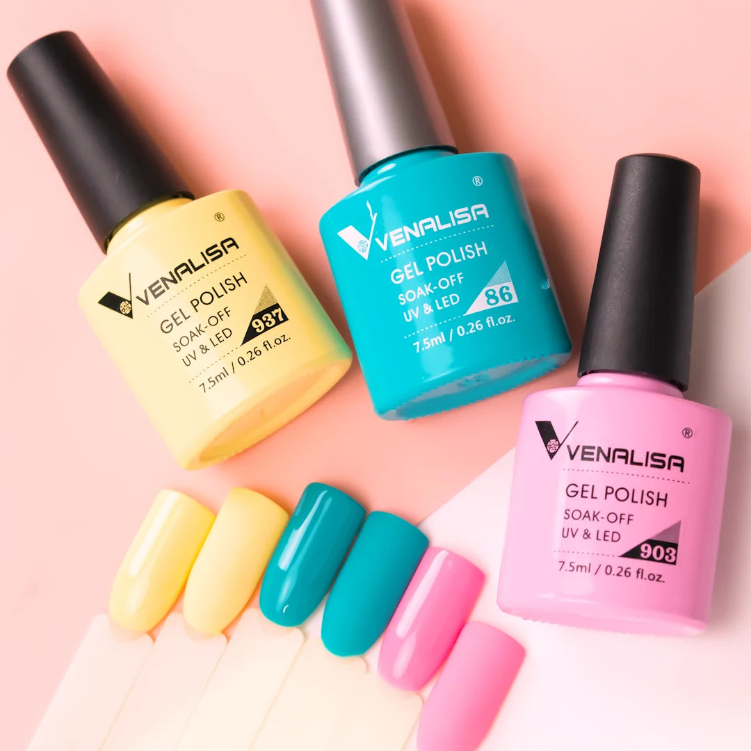 VENALISA Matte Top Coat CANNI Nail Art Design High Quality UV LED Base Coat No Sticky Layer Top Coat, Soak off Matt Topcoat