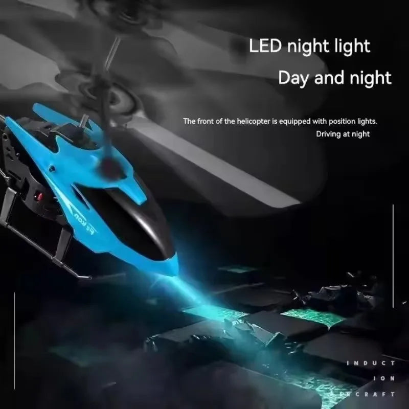 Rechargeable Mini RC 2 Channel Drone Remote Safe Fall-resistant RC Helicopters Drone Children Toys