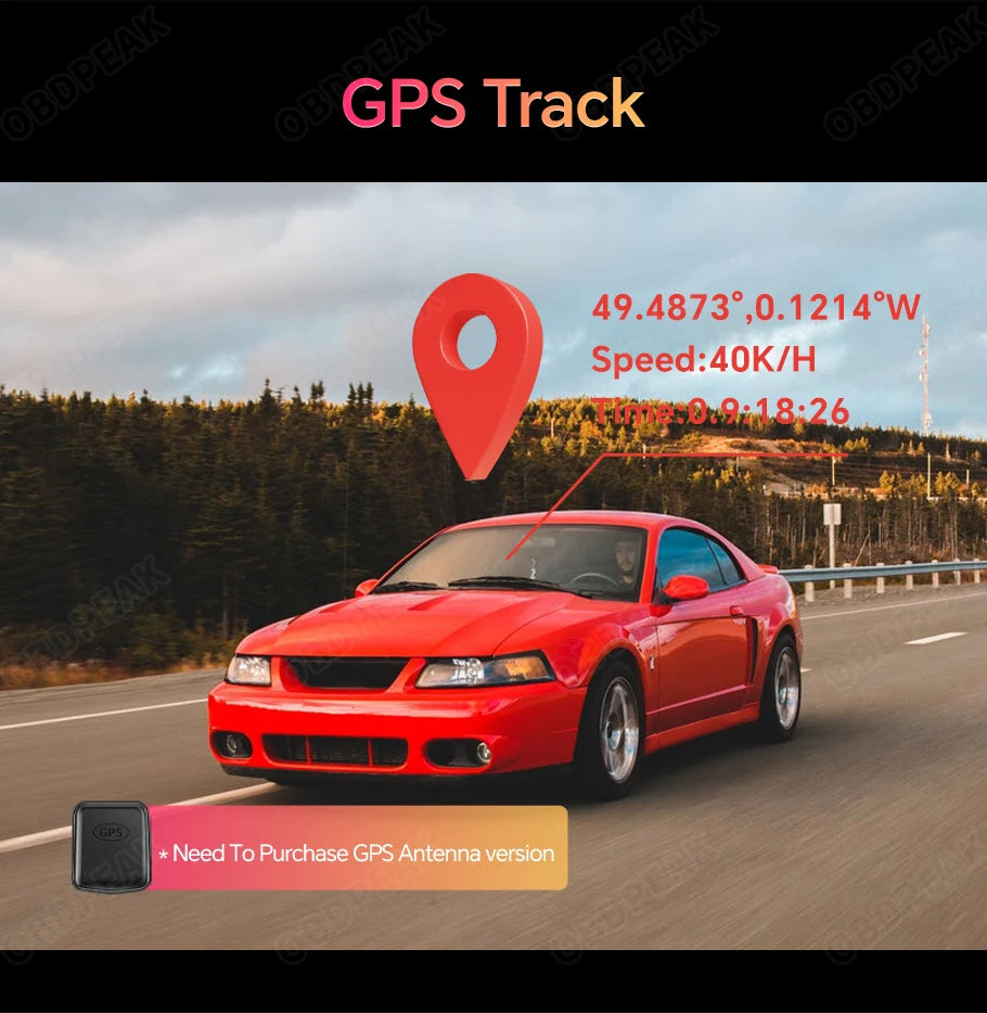 OBDPEAK K8 Pro Front 5K Rear 1080P Dash Cam Camera 11.3" Touch Ai Screen Carplay & Android Auto GPS Navigation Night Vision DVR