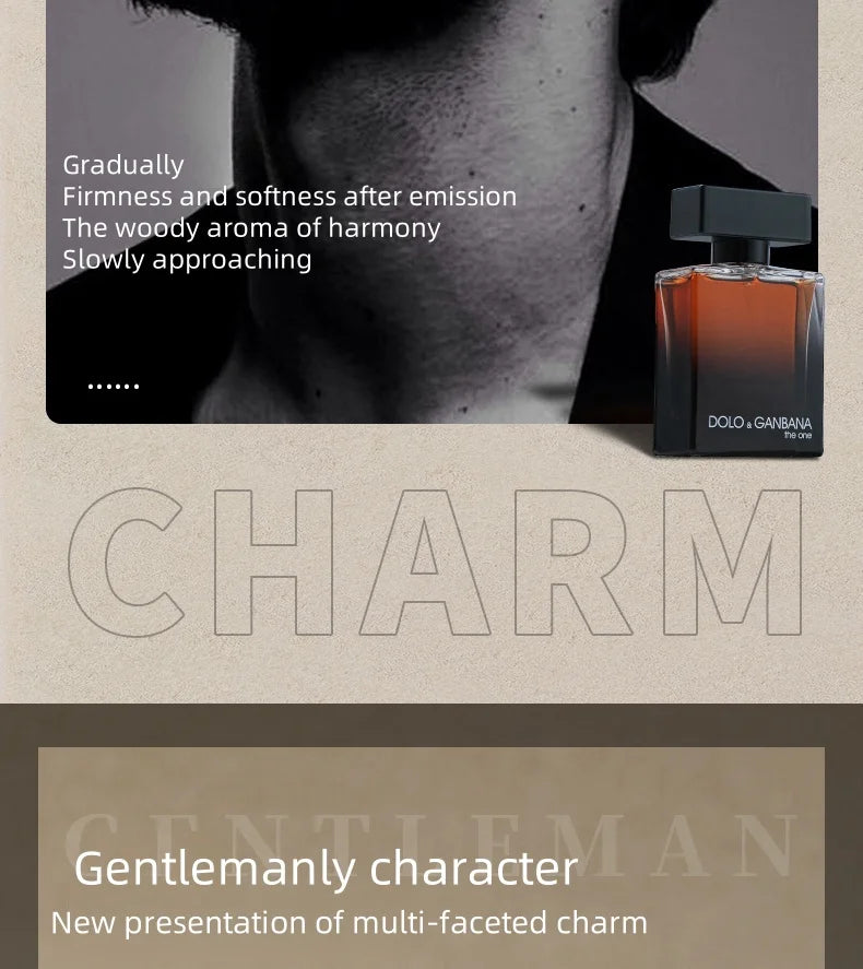 Hot Selling Brand Eau De Toilette for Men Fresh Romantic Fougere Scent Woody Notes 50ml Cologne Perfume Long Lasting Man Parfum