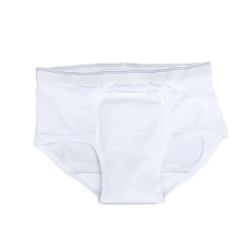 Man Incontinence Briefs Cotton Leakproof Waterproof Briefs for Man Adult Old Man (Man Pattern, Size: S)