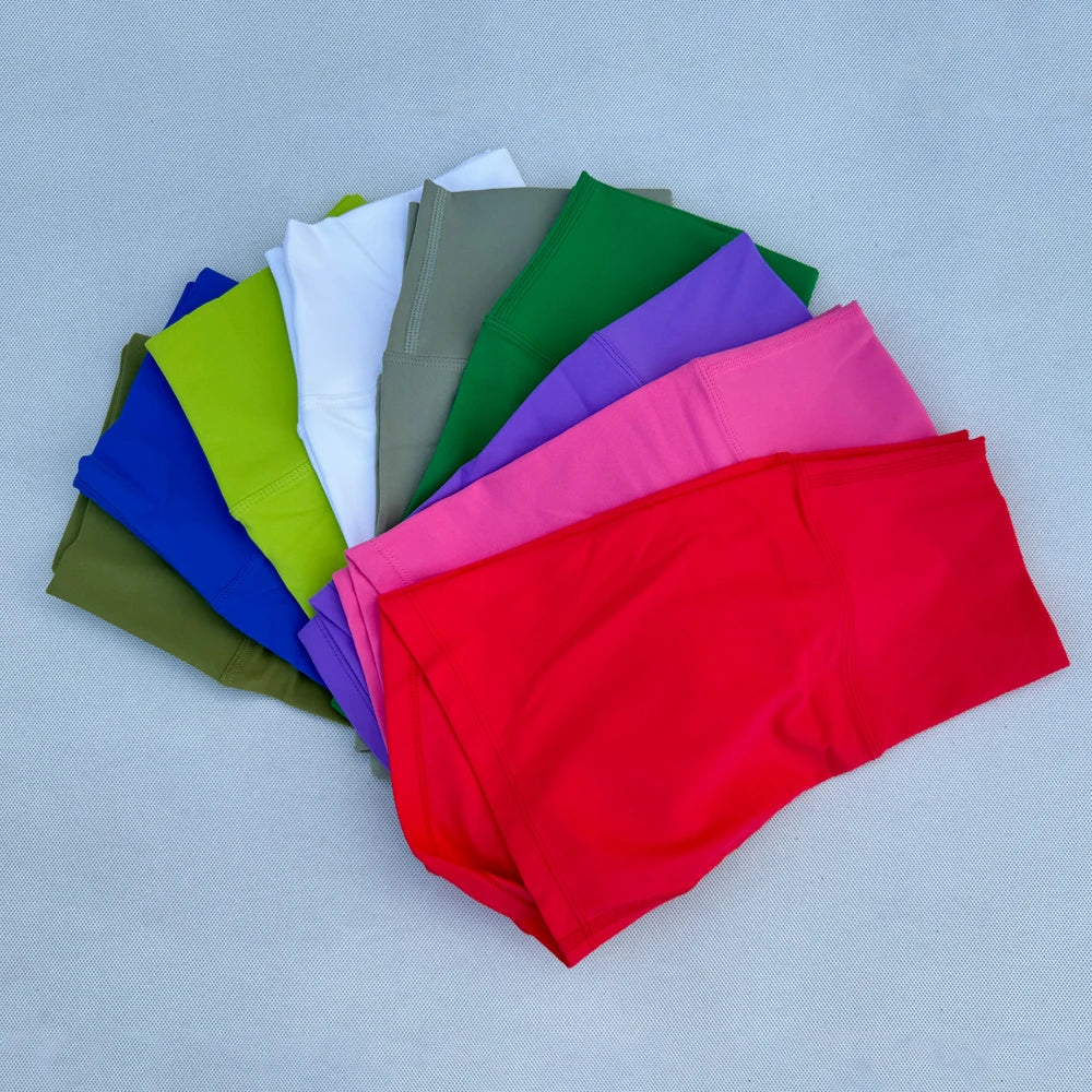 Womens Pants Outdoor Jogging Soft Leggings Woman Gym High Waist Cycling Fitness Sport Shorts Breathable Yoga Shorts Tights