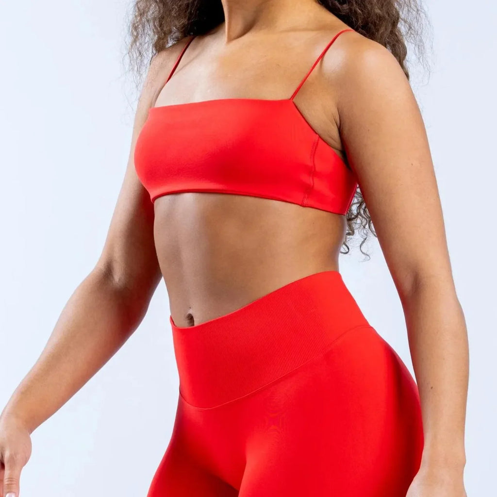 Strap Women Seamless Strappy Back Yoga Bra Medium Support Gym Crop Top Padded Sports Bra Fitness Top Wrap The Chest