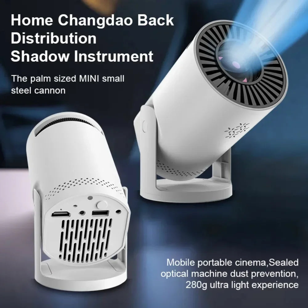 Portable Wired Mini Projector Support 1080P 40 ANSI Lumens for LED Projector Cell Mobile Phone Video  HDMI USB