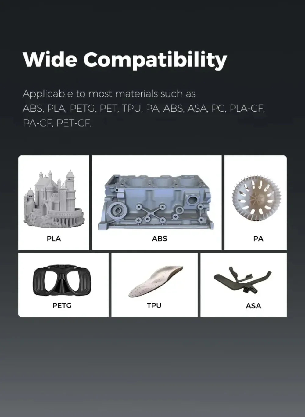 Original Creality Epoxy Resin Build Plate 235X235mm Excellent Adhesion High Flatness Strength for K1C or K1 SE 3D Printer Parts