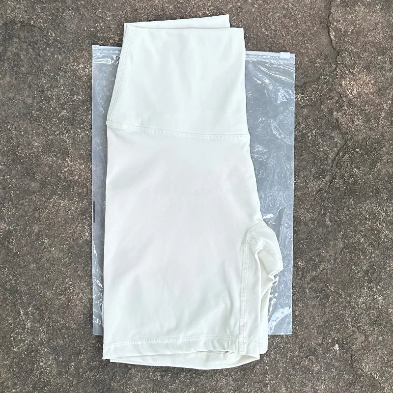 Women Sports Biker Shorts Women Naked Feeling High Waist Yoga Shorts Push Up Fitness Leggings Tummy Control Yoga Slim Shorts