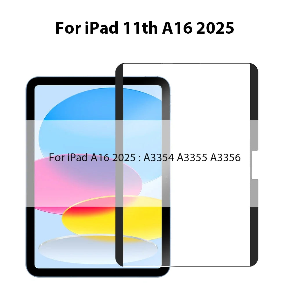 Magnetic Paper Film For Ipad Air 11 M3 M2 5 4 3 2 A16 10 9 10th 9th Generation Pro 13 M4 11th 12.9 Mini 6 7 A17 Screen Protector