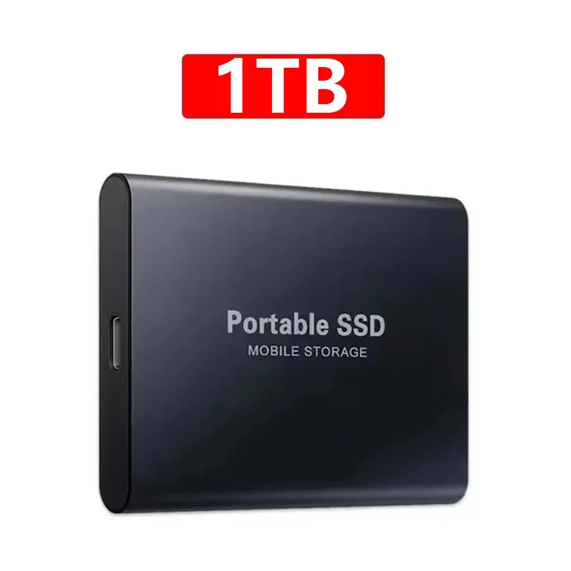 New External Hard Drive 1TB Portable SSD 2TB High-Speed Hard Disk 16TB Mass Mobile Solid State Drive USB3.2 for Laptops/PC/MAC