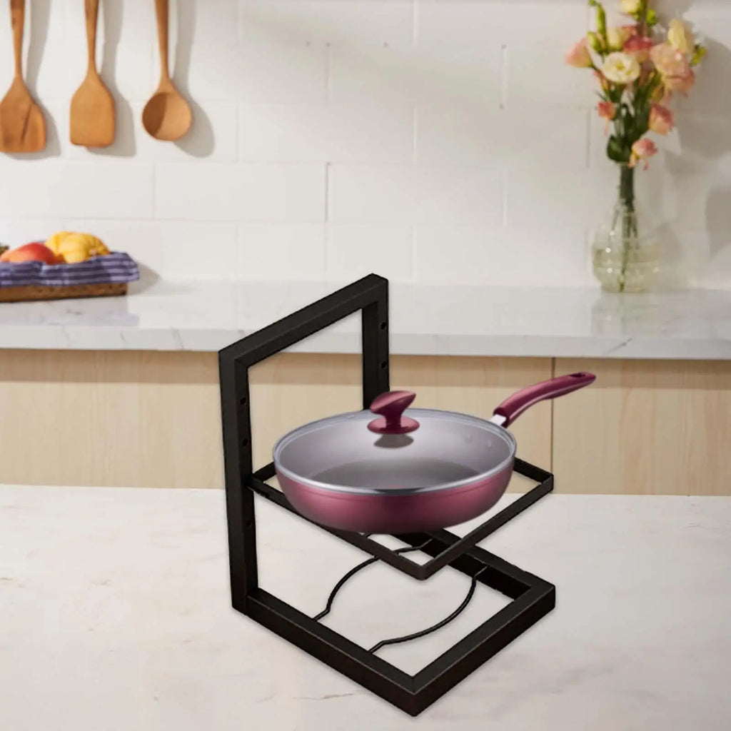 Pot and Pan Organizer Heavy Duty Kitchen Organizer Pot Organizer for Home Kitchen Organizer Cookware Stand under Cabinet