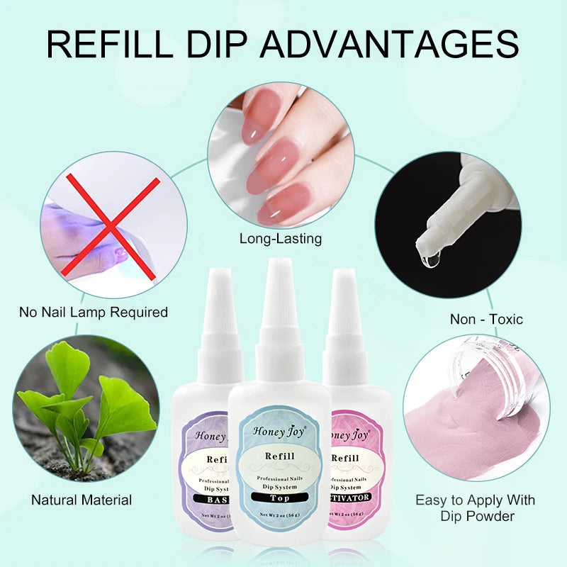 Very Fine 28g/Box French White Clear Pink Nude Dipping Powder No Lamp Cure Nails Dip Powder Natural Dry Gel Nail Salon Effect