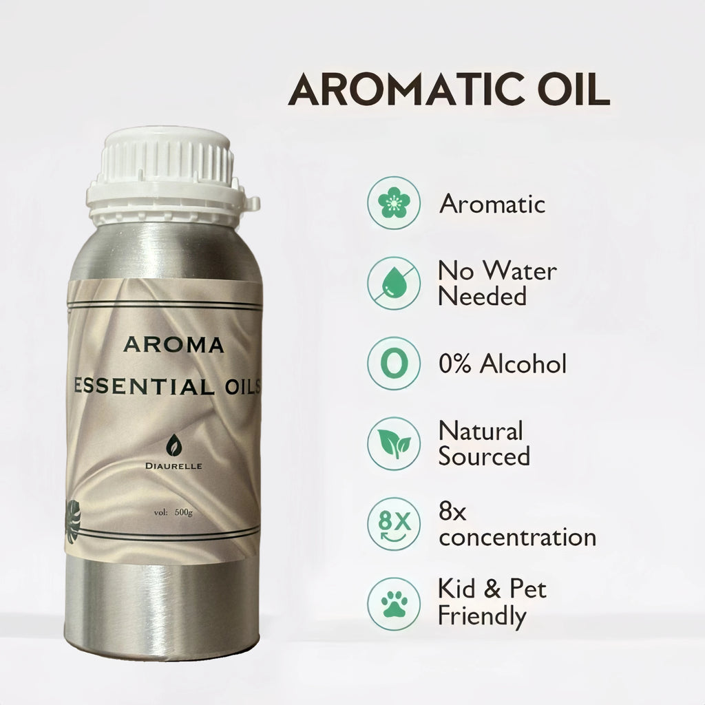 Aroma Diffuser Perfume Fragrance Oil Pure Scented Air Freshener Scent Diffusers Diaurelle 500ML Essential Oil Diffuser Natural