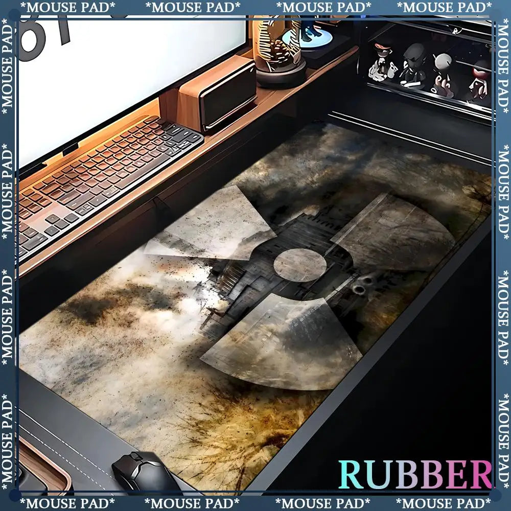 Stalker 2 Extra Large Gaming Mouse mat Computer Laptop Rubber Pad Gaming Keyboard Pad Desk Pad XXL 120*60 cm Lock Edge Mouse Pad