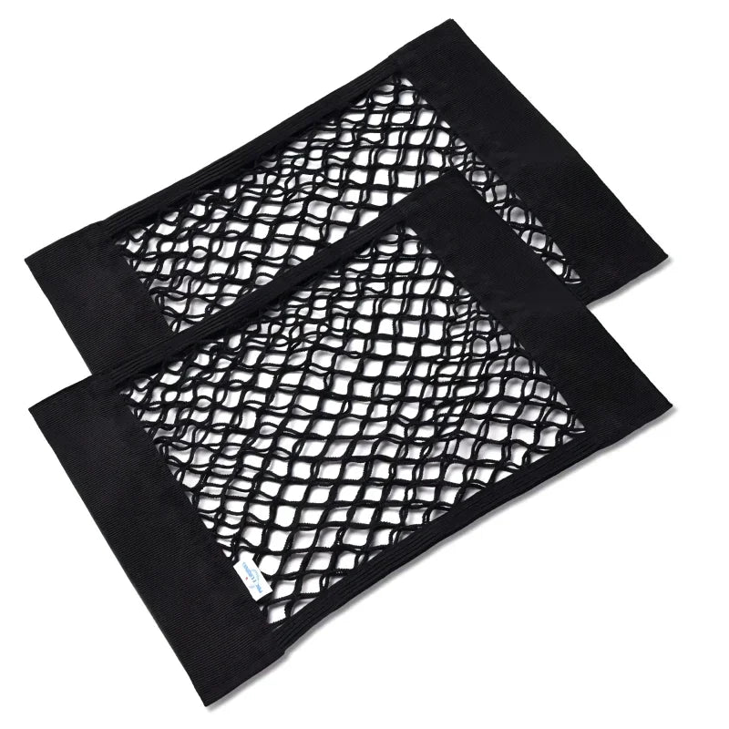 Car Back Rear Trunk Seat Elastic String Net Magic Sticker Storage Box Organizer In the Trunk Auto Accesorios Interior Car Gadget